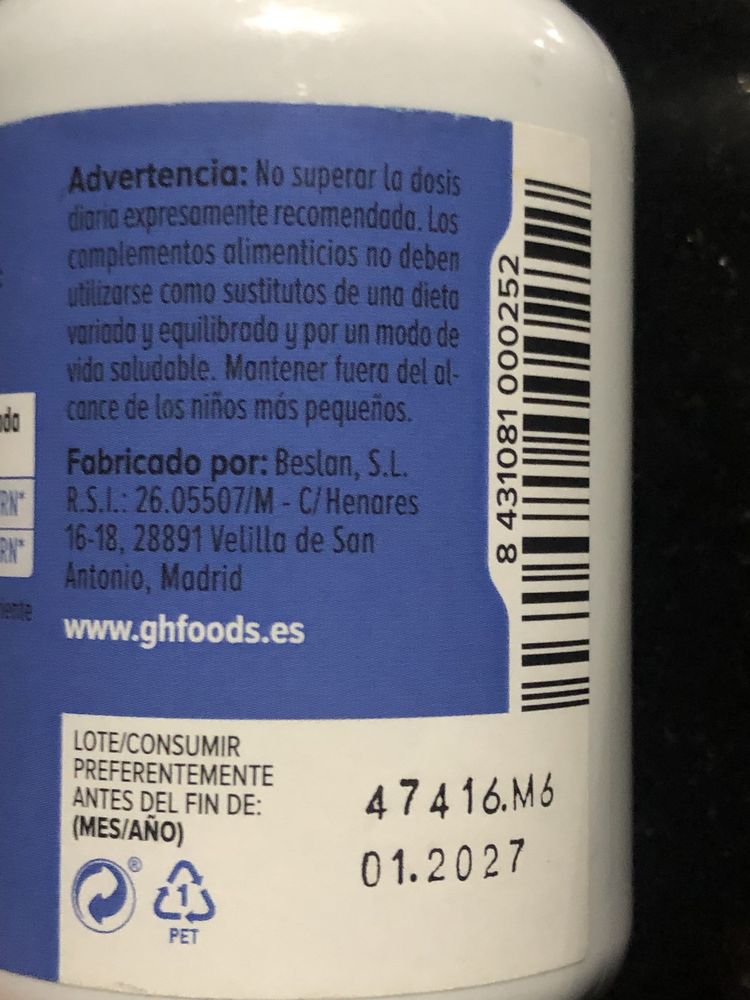 Suplementos: Ferro - Vitamina E - Boro - Dolomita - Melatonina