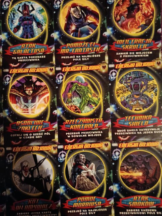 Karty Marvel Spider Man Heroes & Villains