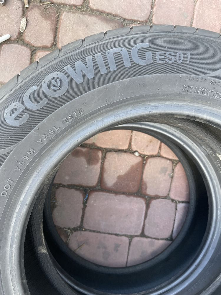 4x OPONE LETNIE Kumho ecowing ES01 185/65/15 88H!