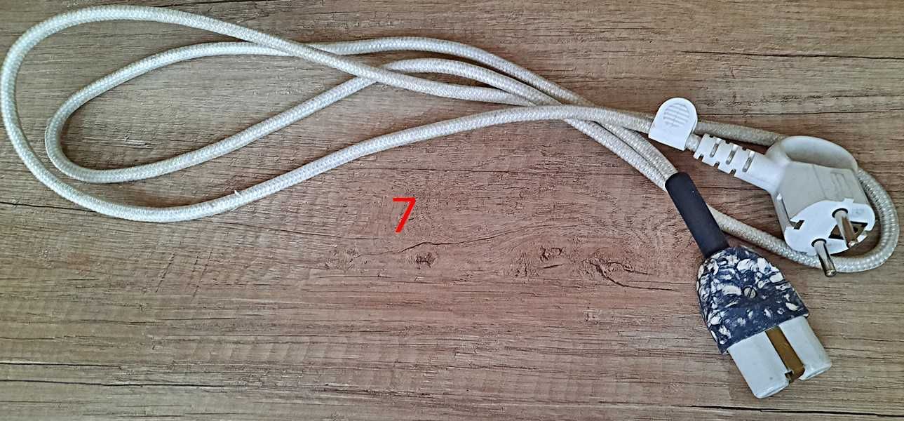 Przewód kabel  do żelazka, czajnika, prodiża  itp..  220 V - z lat PRL