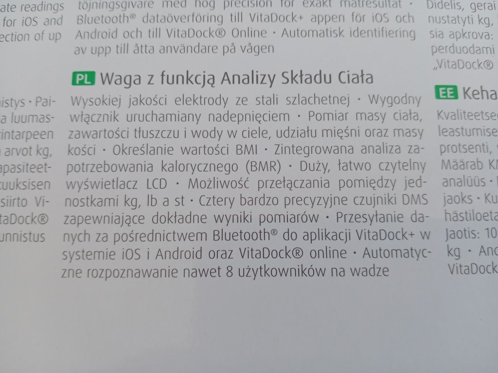 Waga łazienkowa medisana BS 444 CONNECT