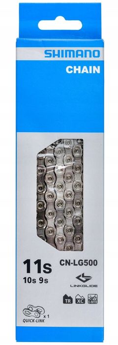 Łańcuch Shimano CN-LG500 Linkglide 9/10/11s 138 Ogniw + Spinka Orygina