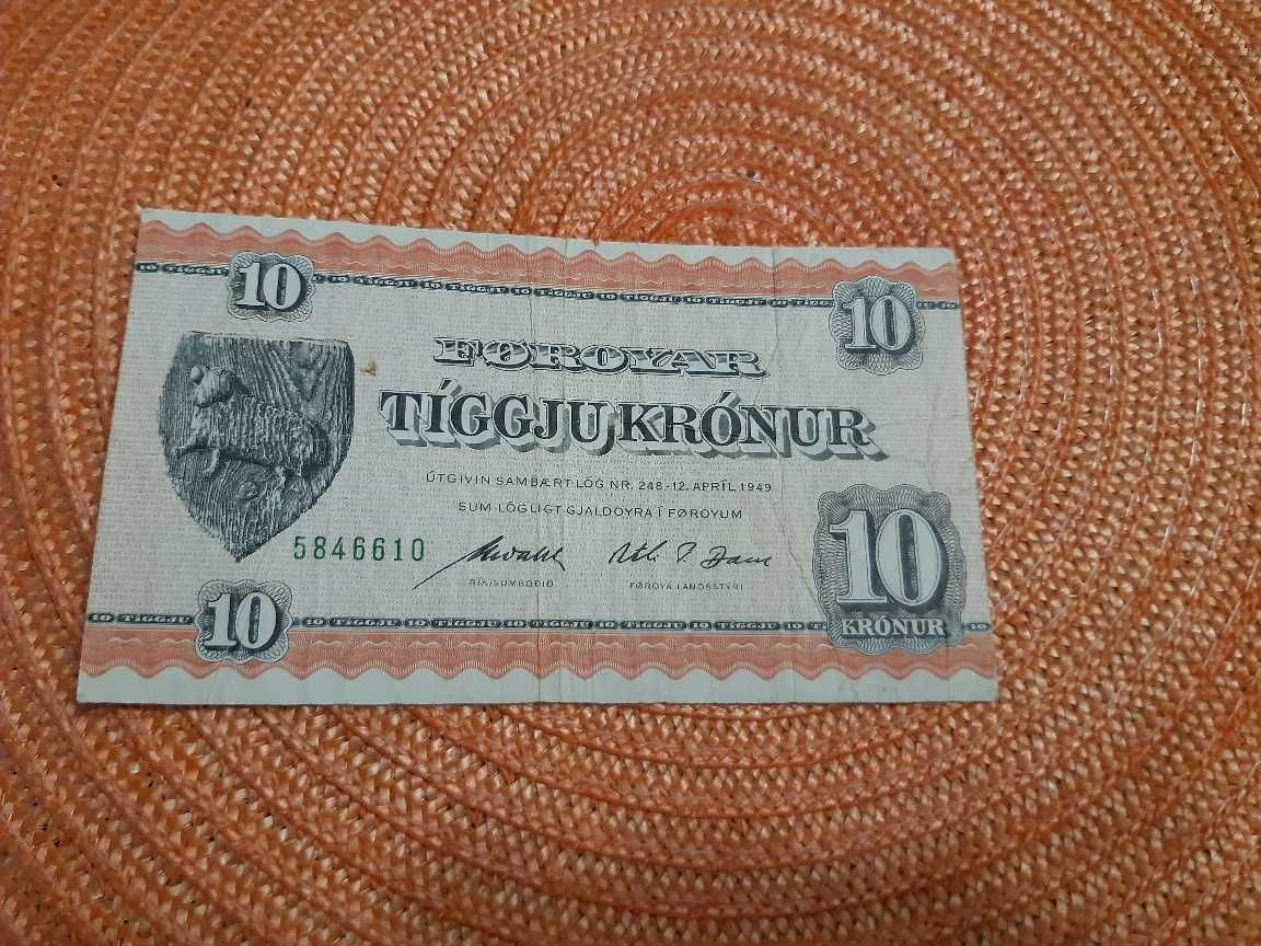 banknot Wysp Owczych z 1949r