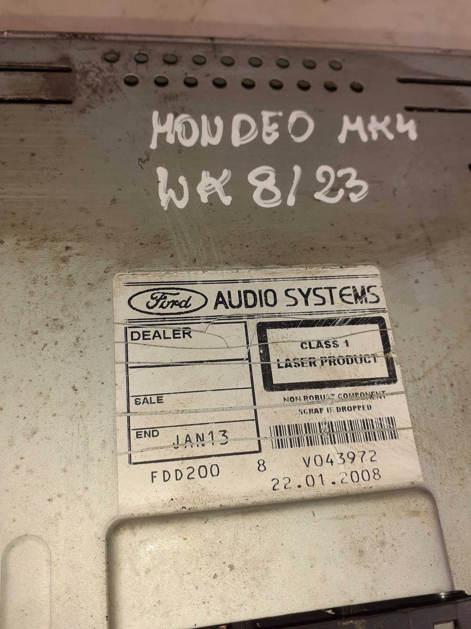 Radio Oryginalne CD Ford Mondeo MK4