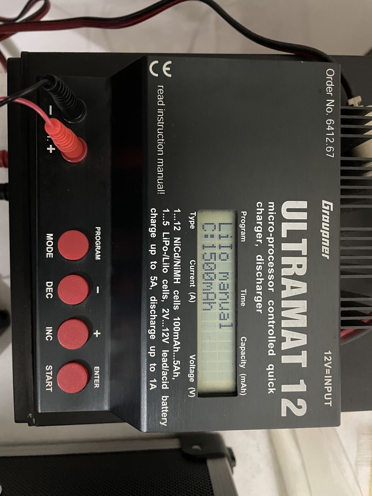 Graupner - Carregador Ultramat12