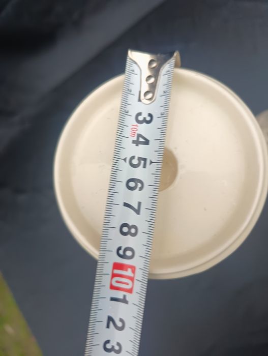 Dwa ceramiczne świeczniki