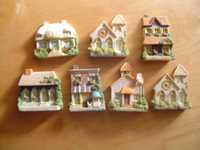 Casas miniatura para trabalhos de bricolage
