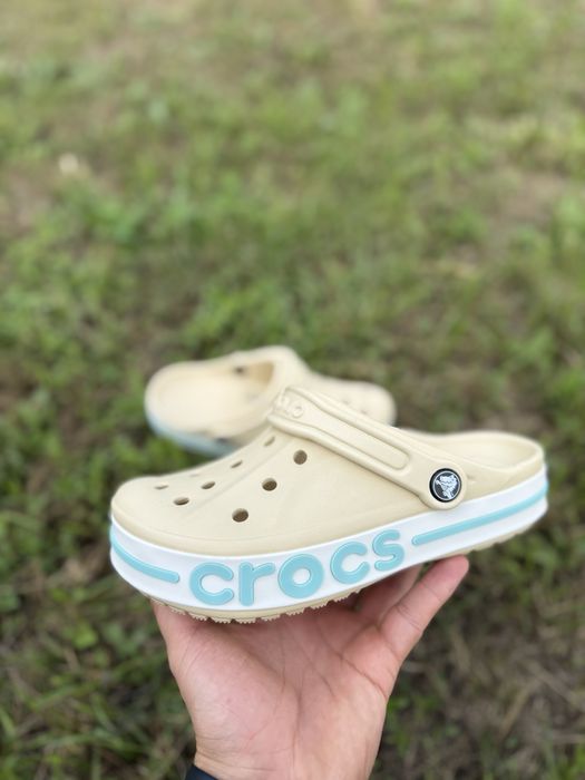 Крокси чоловічі мужские кроксы crocs bayaband grey сірі кокси 36-45