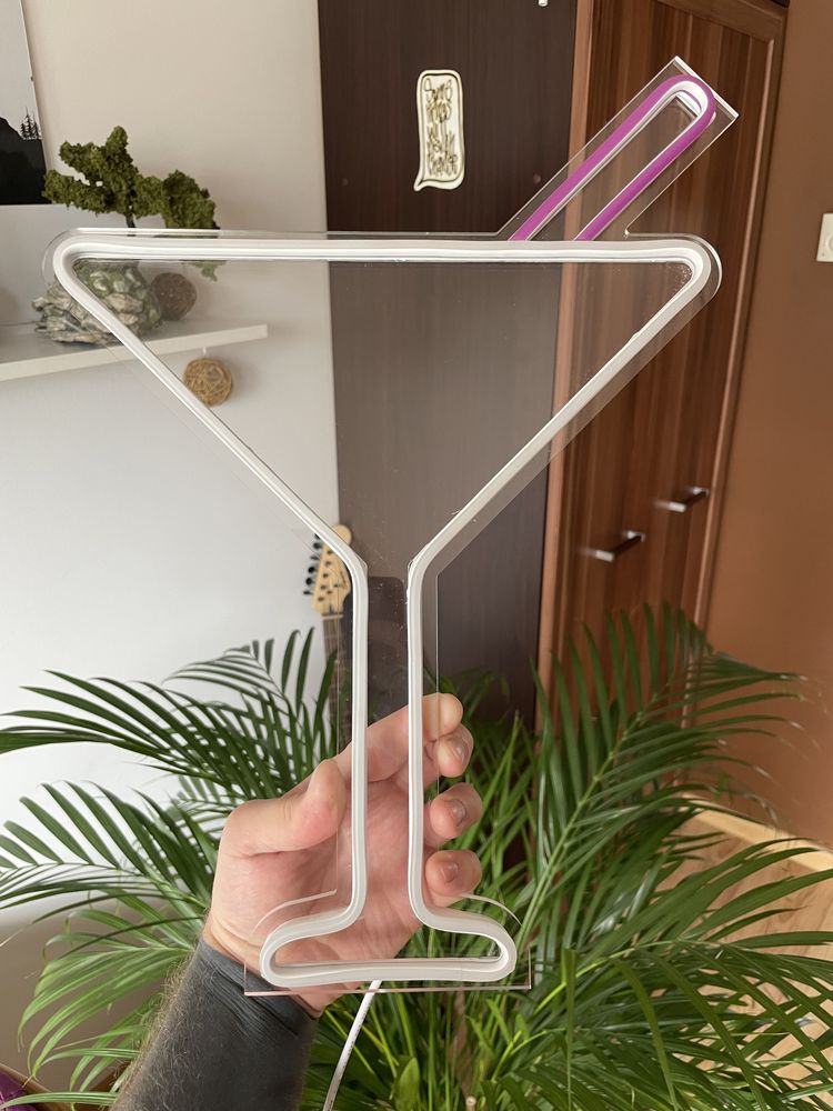 Kieliszek LED neon ledon