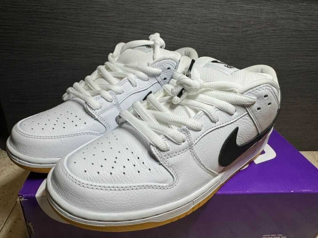 Nike SB Dunk Low Pro White Gum  38