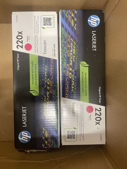 Hp laser toner 220x czarny, magneta, yellow, cyan oryginalny
