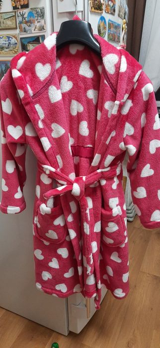 Халат яскравий  дитячий на дівчинку, 9-10 років, 135-140 см зріст