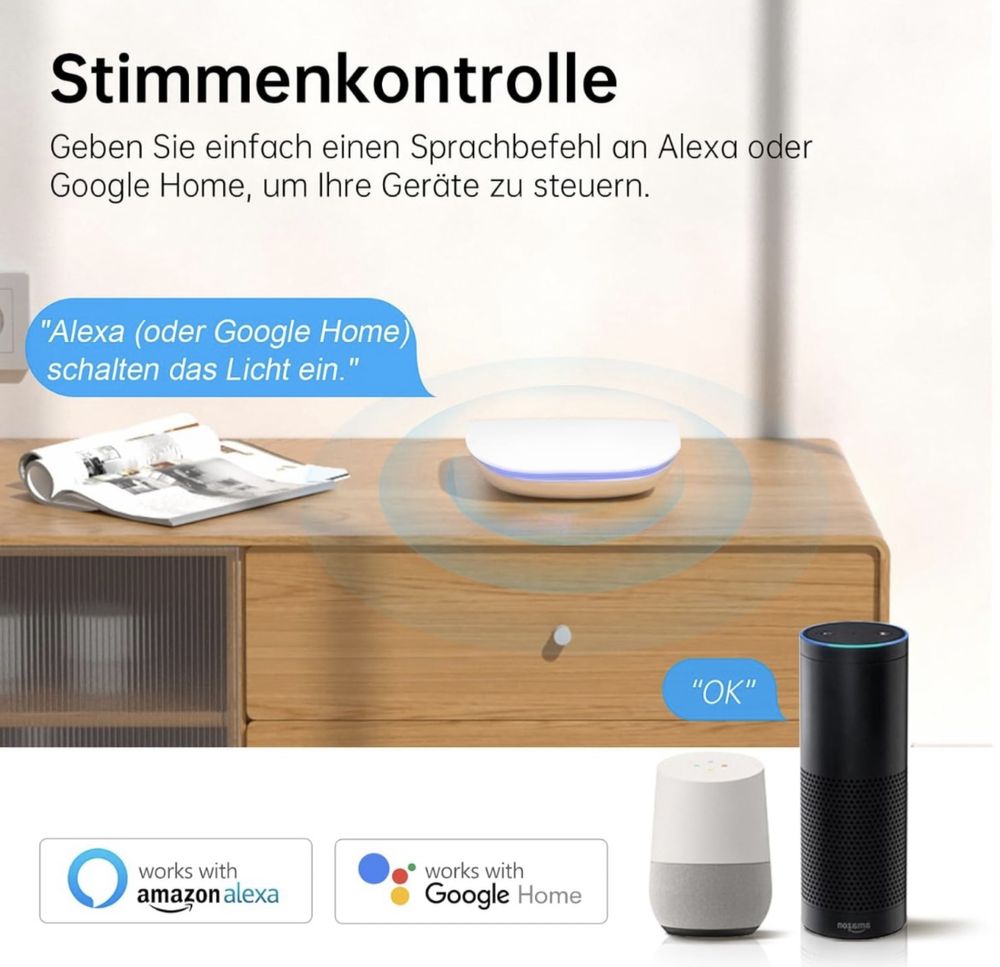 Centrala Avatto GW16-W ZigBee Bluetooth Mesh (Biała)