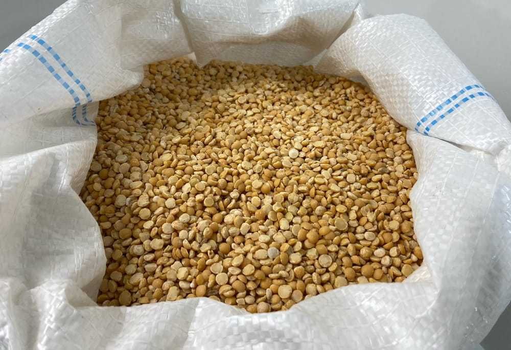 Groch Żółty na Grochówkę Łuskany Połówki bez Glifosatu 20 KG