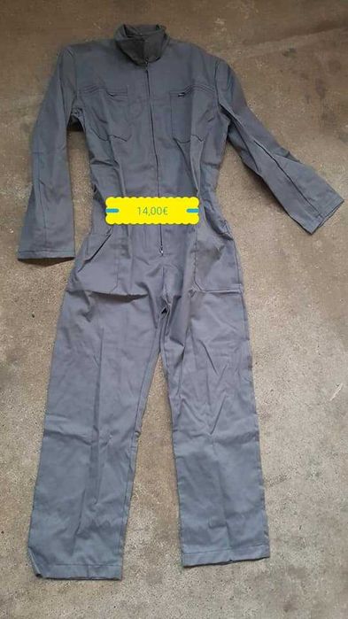 Fardas de trabalho (bata; calça e fato de macaco)
