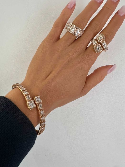 Pierścionek z diamentami naturalnymi 2.00  Ct