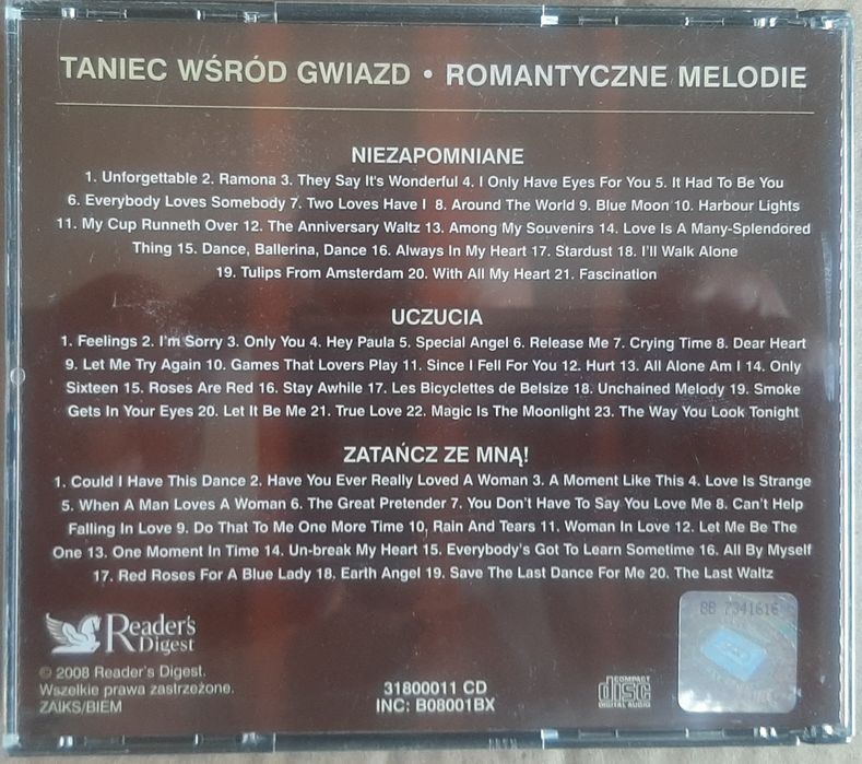 ROMANTYCZNE MELODIE seria Taniec wśród gwiazd 3xCD