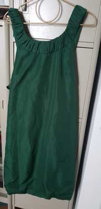 Sukienka solar 42 butelkowe zieleń połysk