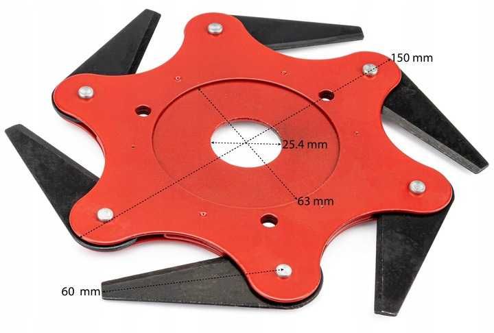 Tarcza do kosy spalinowej nóż ostrze szpula 6z PM-T1