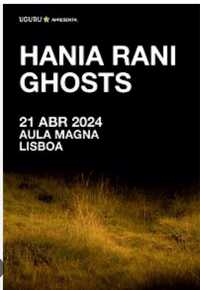 Bilhetes Hania Rania Lisboa