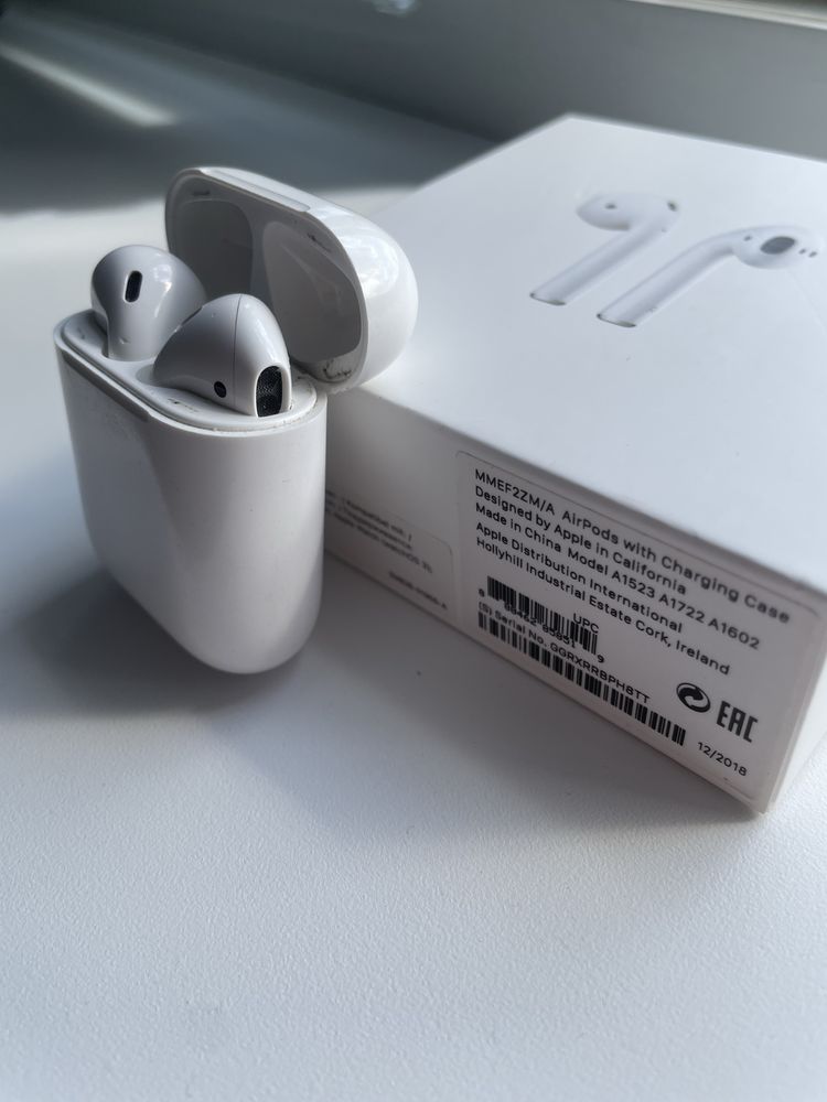 Наушники Apple Airpods 2 оригинал