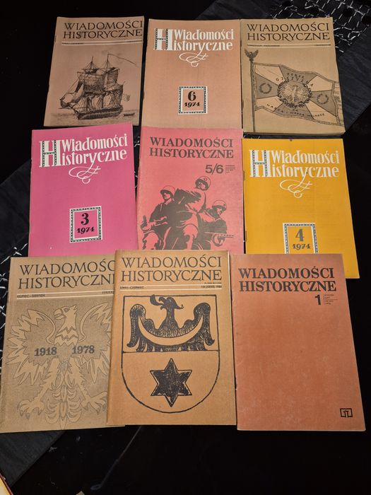 Wiadomosci Historyczne 9 egzemplarzy