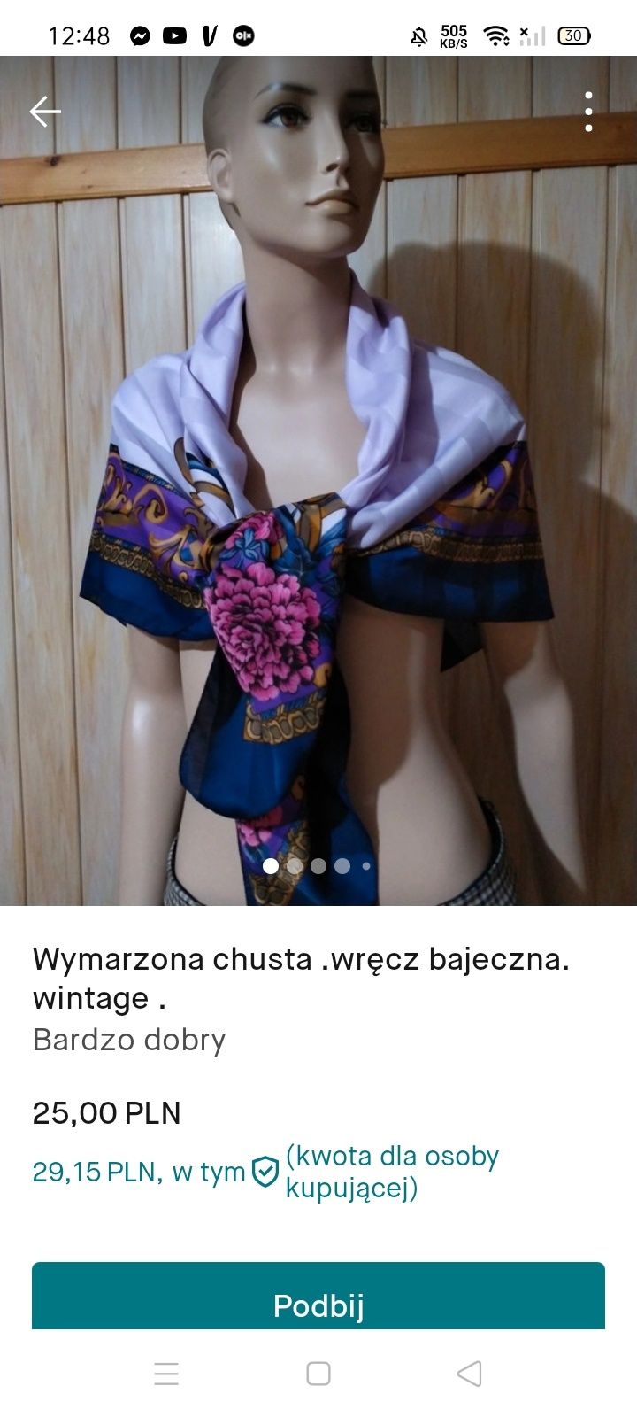 Wymarzona chusta .bajeczna.vintage