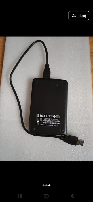 Dysk zewnętrzny Toshiba 1TB