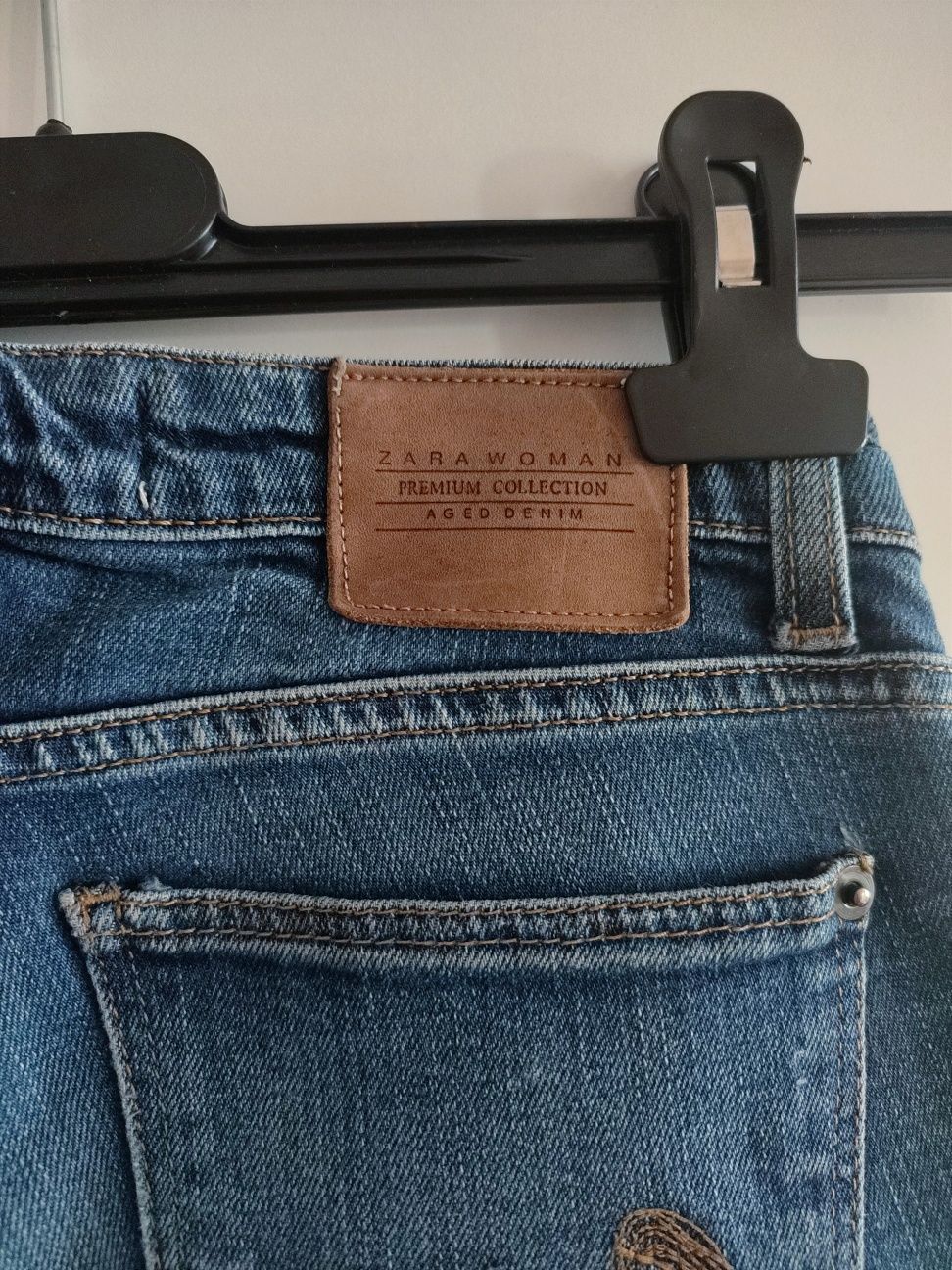 ZARA jeansy denim klasyczne