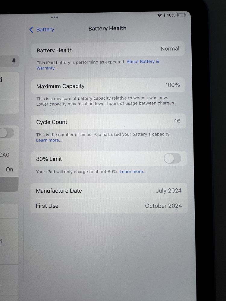 Ipad Air 11” M2 wifi
