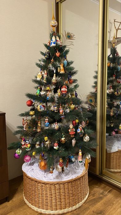 Сосна ялинка штучна лита