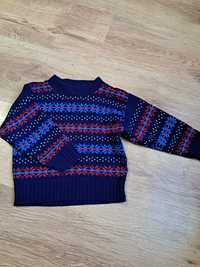Sweterek świąteczny chłopięcy 74-80 cm