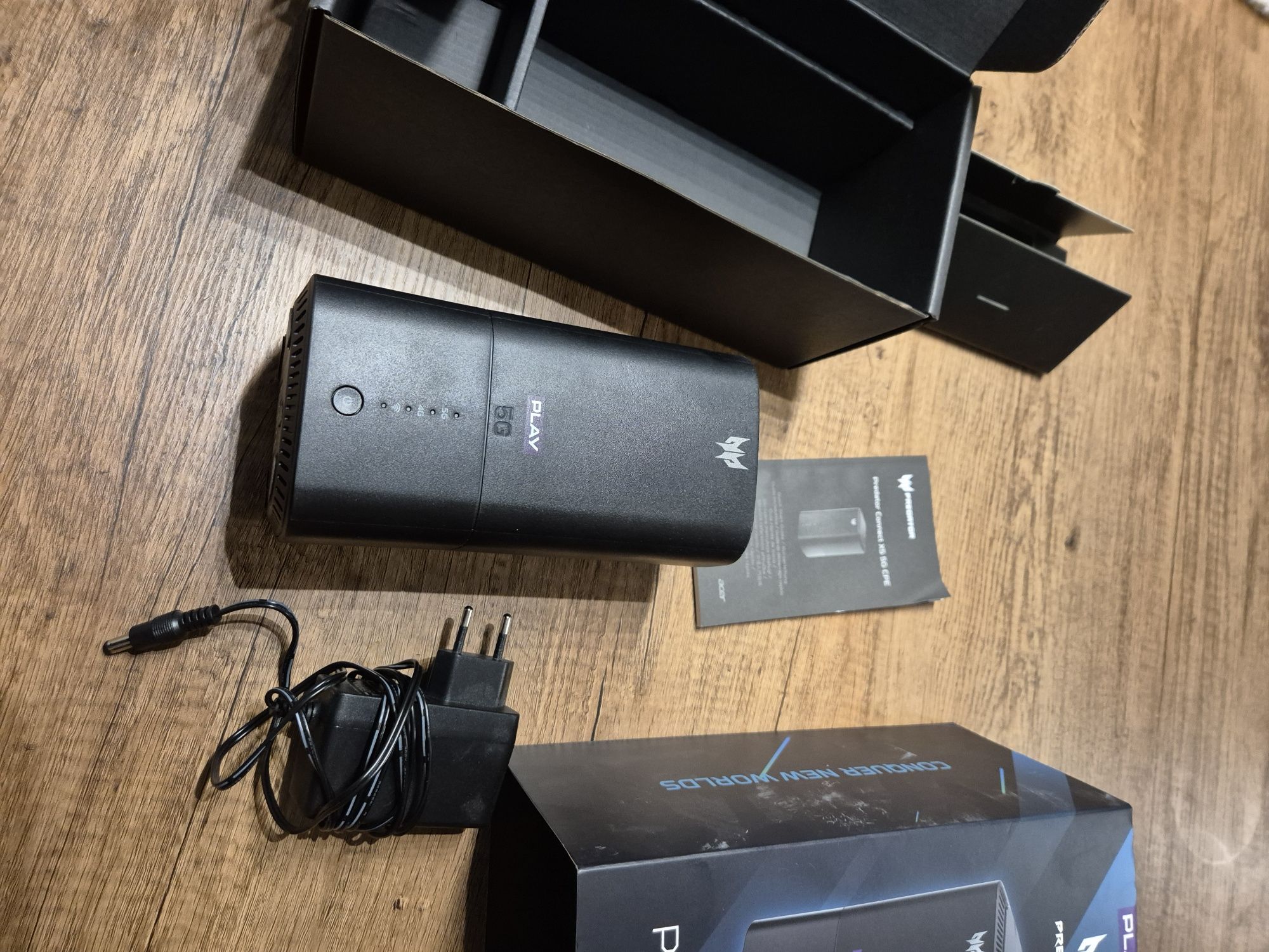 ROUTER ACER Predator Connect X5 5G wi-fi 6, czarny, Access Point, Nowy