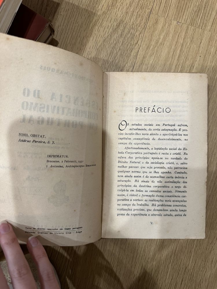 livro Henrique Marques - Essência do Corporativismo em Portugal.