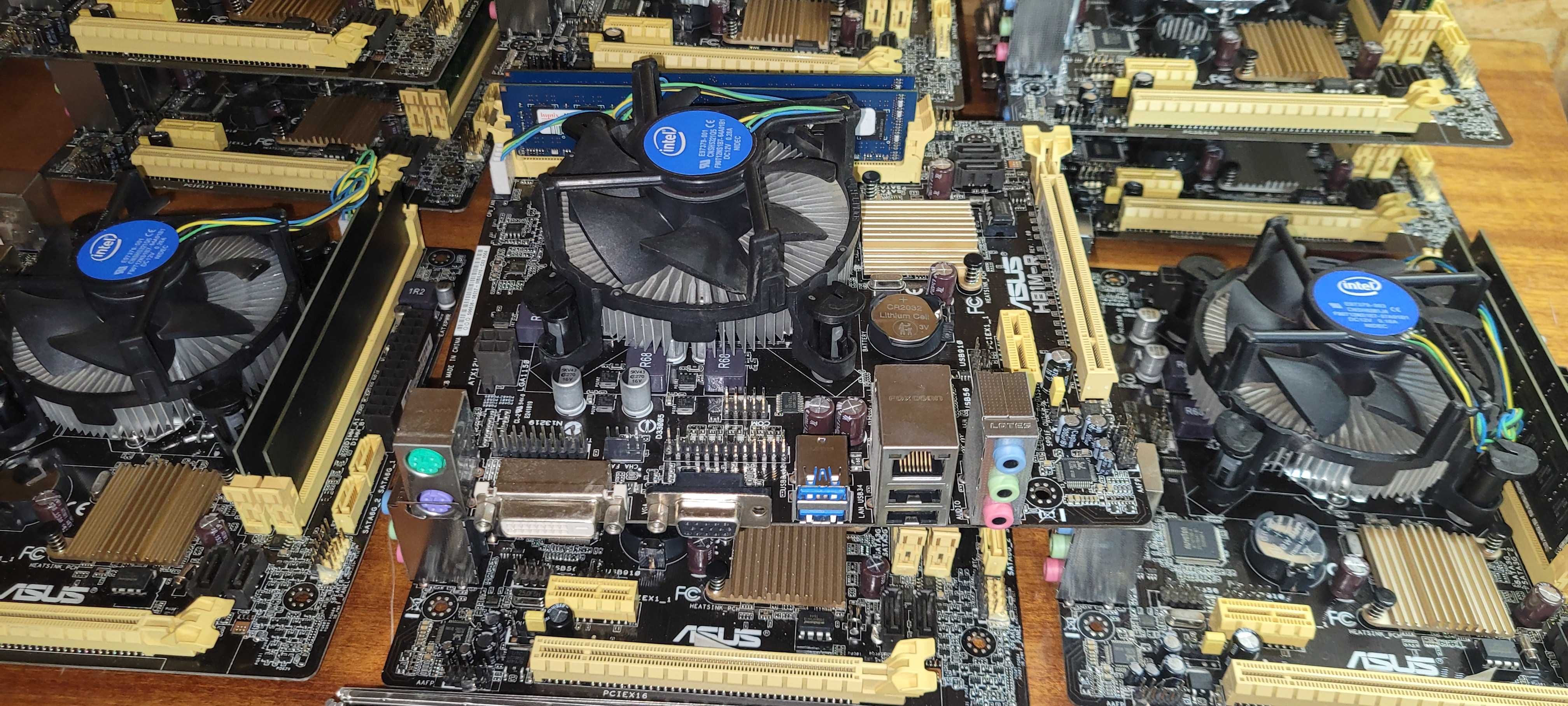 Комплект LGA 1150 ASUS H81M-R + i5 4460s 4x3.3GHz BOX + 8GB DDR3 com