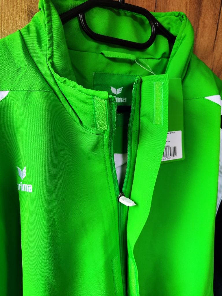 Kurtka sportowa ocieplana polarem Erima, rozmiar XXXL, odpinane rękawy