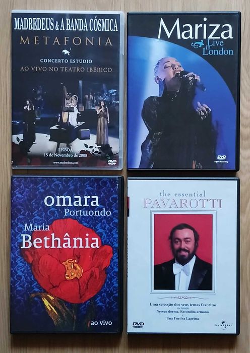 25 DVDs - Grandes Bandas - Raros - MUITO BOM ESTADO