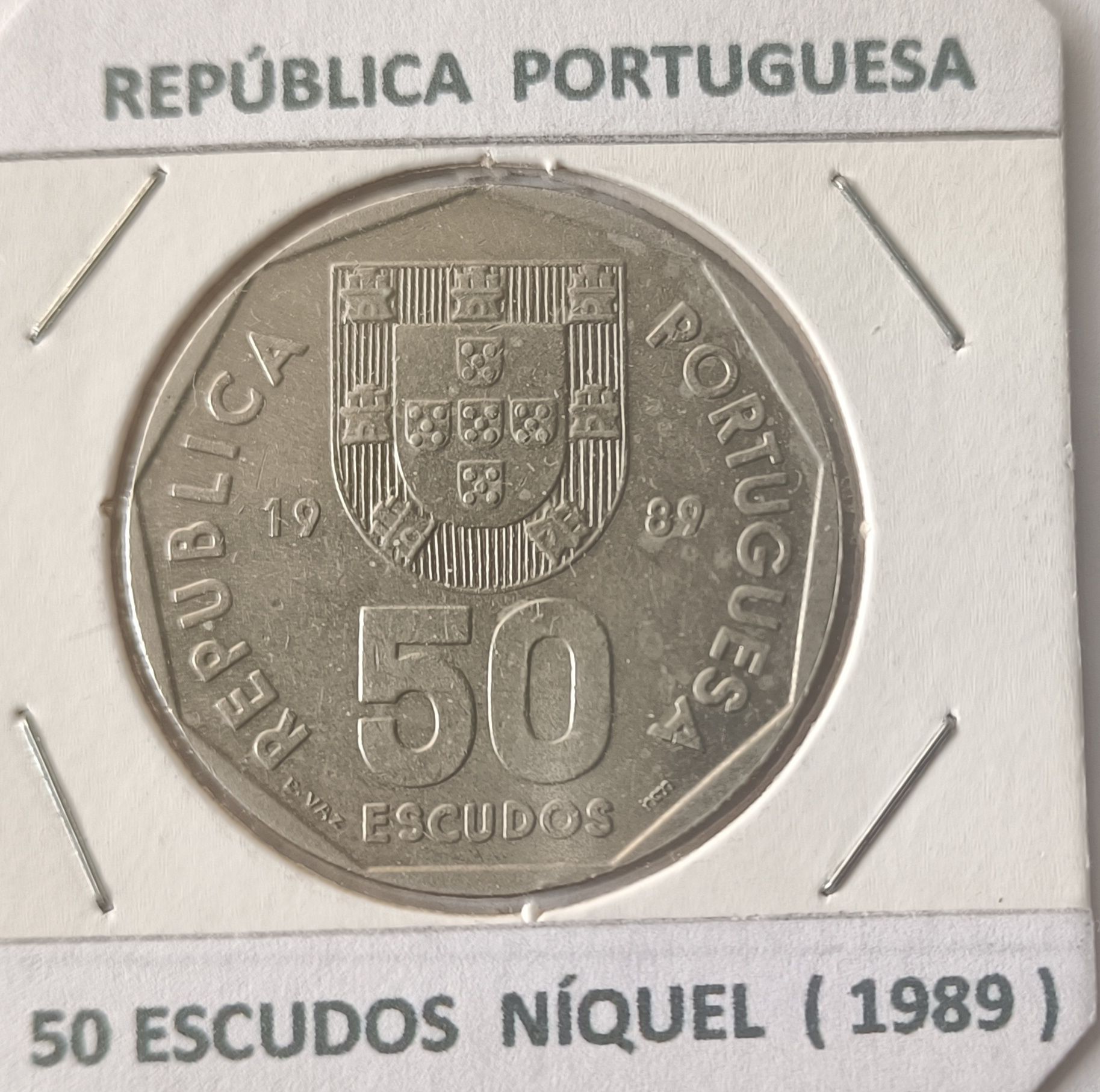 4 Moedas de 50 Escudos República Portuguesa {Emissão corrente Anual}