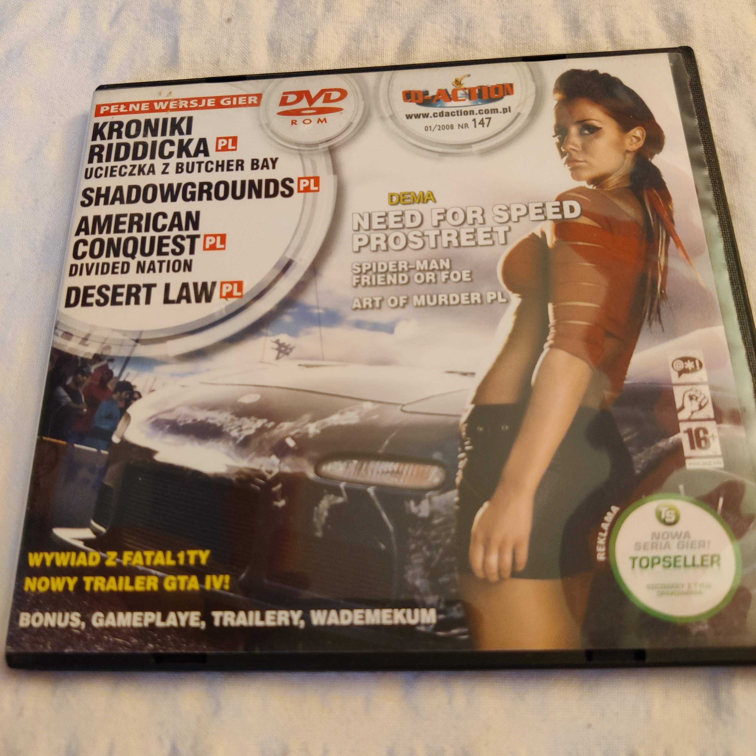 PŁYTA CD ACTION - Numer 147 01/2008