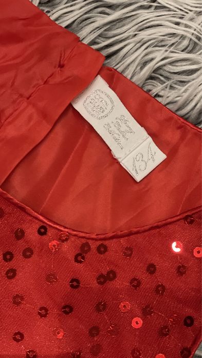 Elegancka / świąteczna - Czerwona sukienka SMYK cool club r. 134