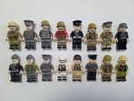 16 Figurek żołnierzy niemieckich różnego rodzaju WW2 komp. z Lego