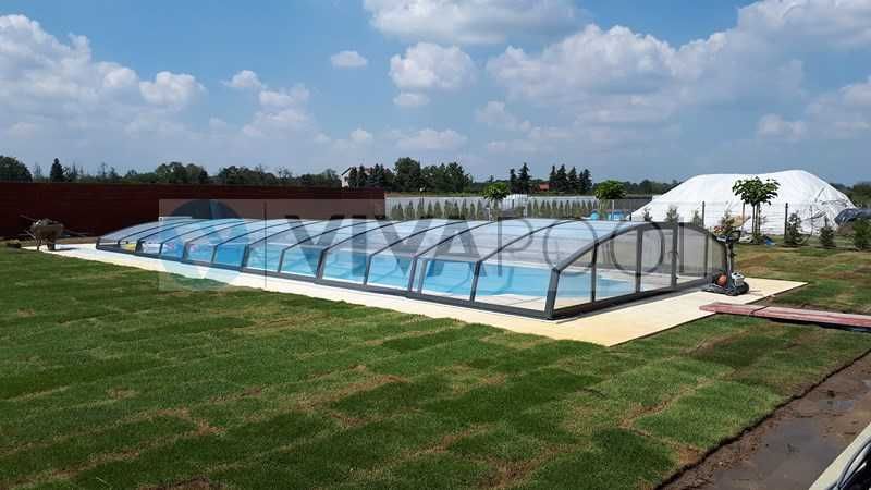 Przykrycie zadaszenie basenowe średnie/niskie Casablanca 6,5x,3,25x0,8