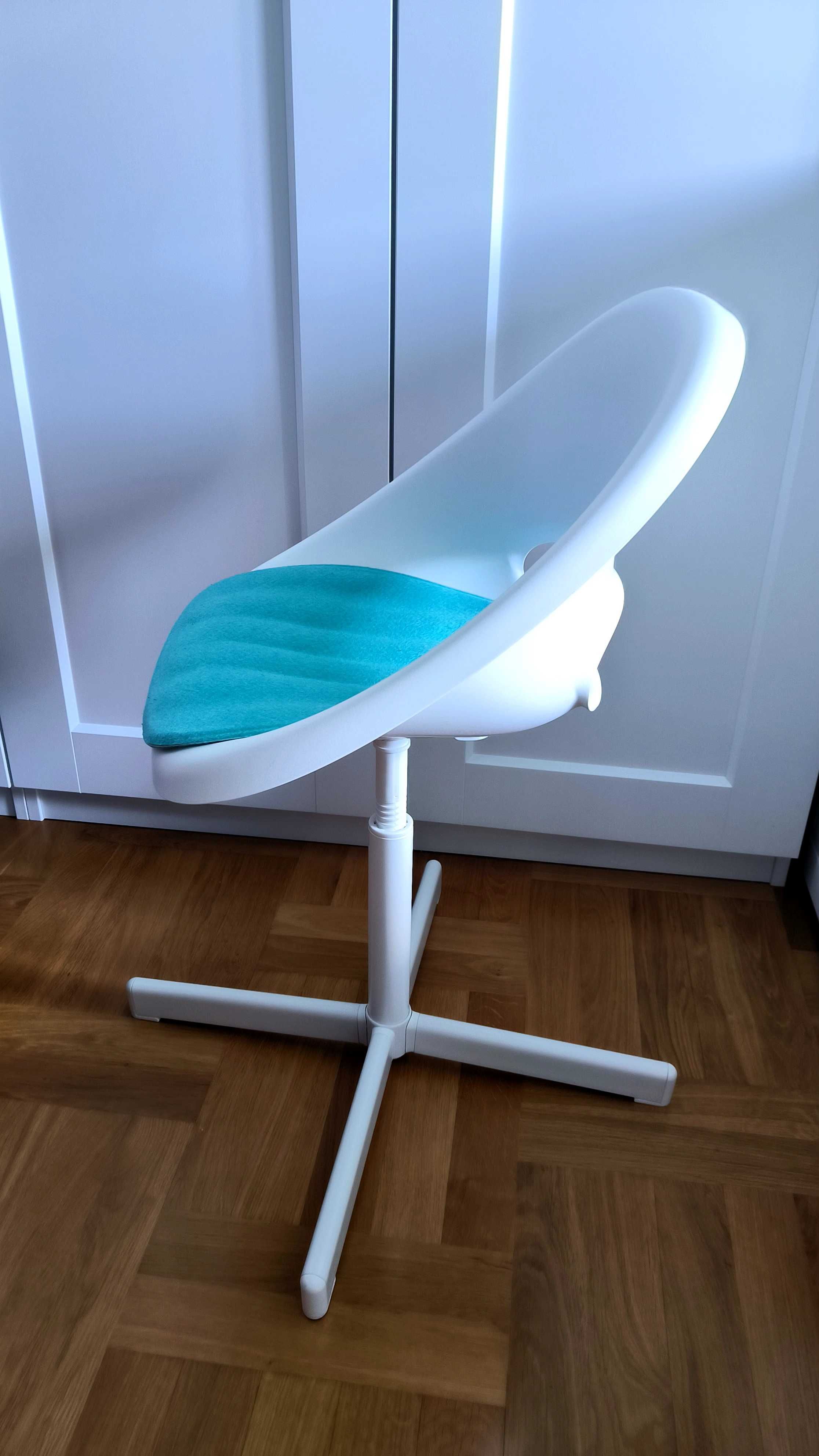 Krzesełko biurkowe dla dzieci IKEA LOBERGET plus poduszka