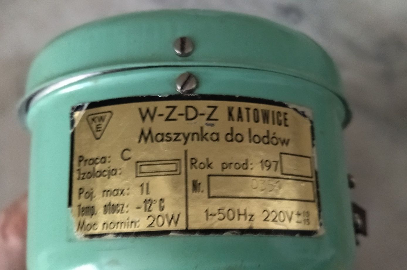 Maszynka do lodów Silesia
