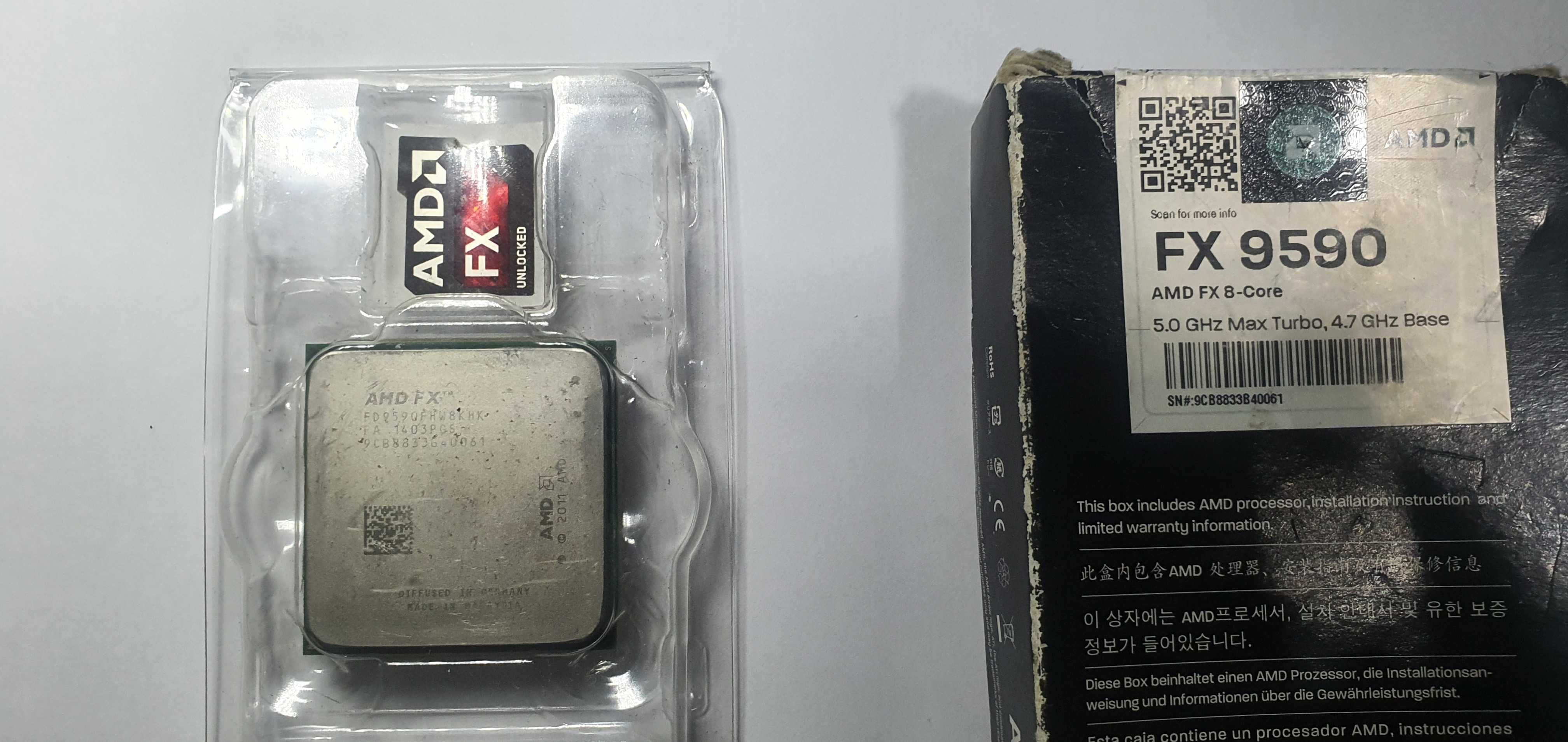 Processador AMD FX-9590 4.7Ghz   5.0Ghz Max Turbo na Caixa