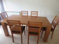 Mesa sala de jantar + 6 cadeiras
