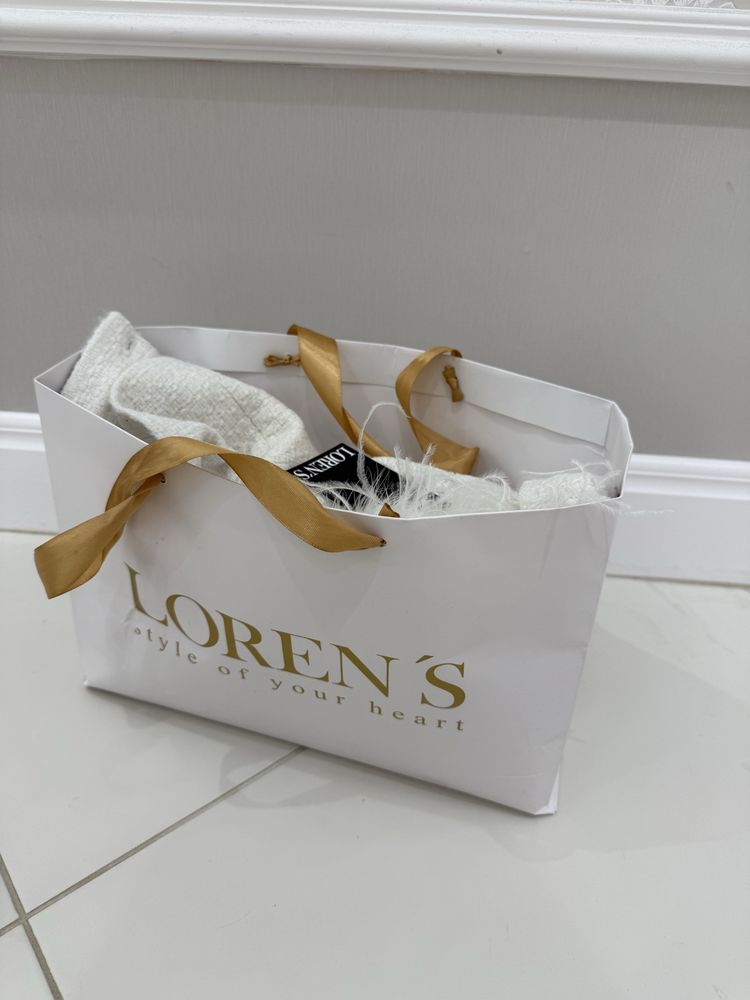 Костюм loren’s твид перья булавки