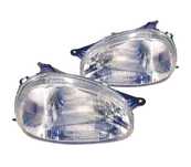 FARÓIS ÓPTICAS PARA OPEL CORSA B 93-00 COMBO 94-01 MAN.