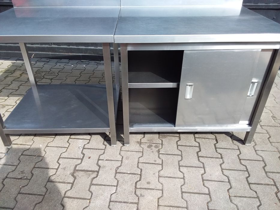 Stół roboczy 80x170cm gruby roboczy inox gastronomiczny wysyłka