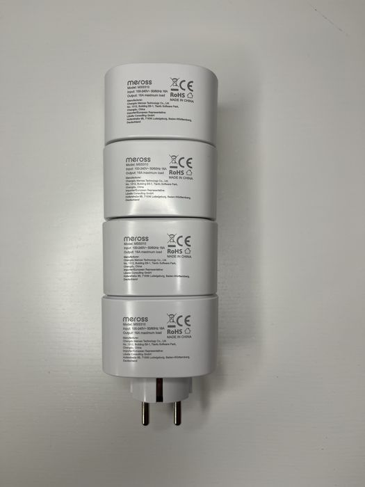 Meross MSS310 Smart Wi-Fi Plug Zestaw 4 gniazdek Smart